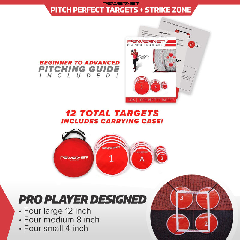 Pitch Perfect Targets and Strike Zone Attachment for 7x7 Net