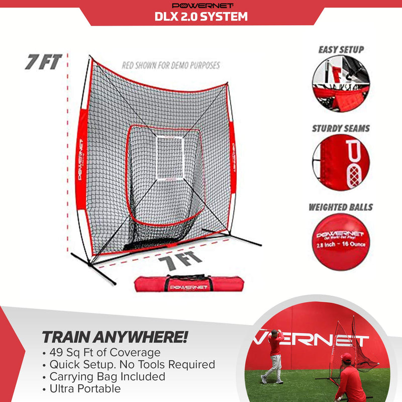 7x7 DLX 2.0 System Practice Net System