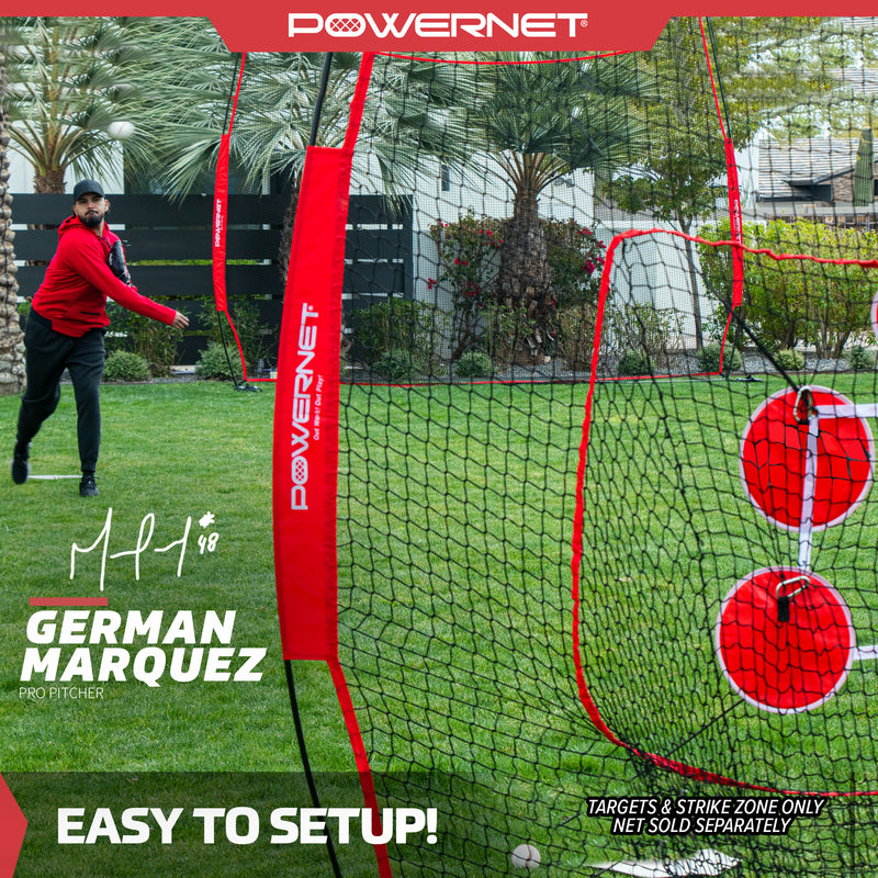 Pitch Perfect Targets and Strike Zone Attachment for 7x7 Net