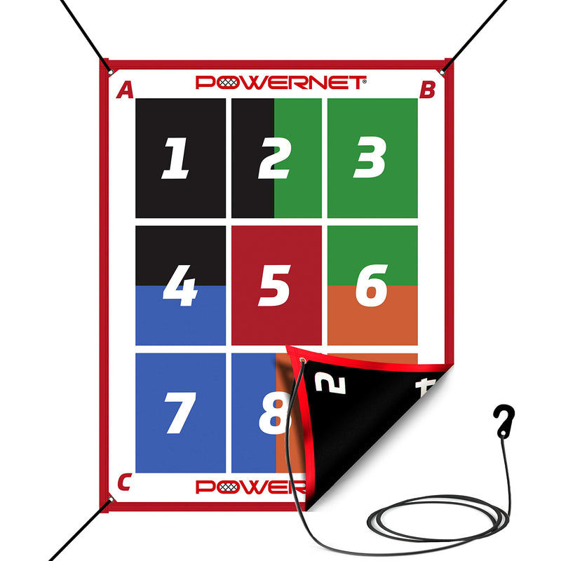 Numbered Pitching Pad | Baseball Softball Target