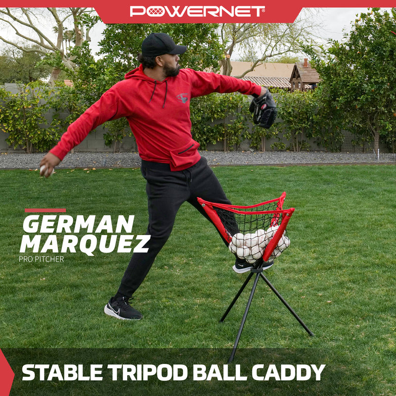 Portable Batting Practice Ball Caddy