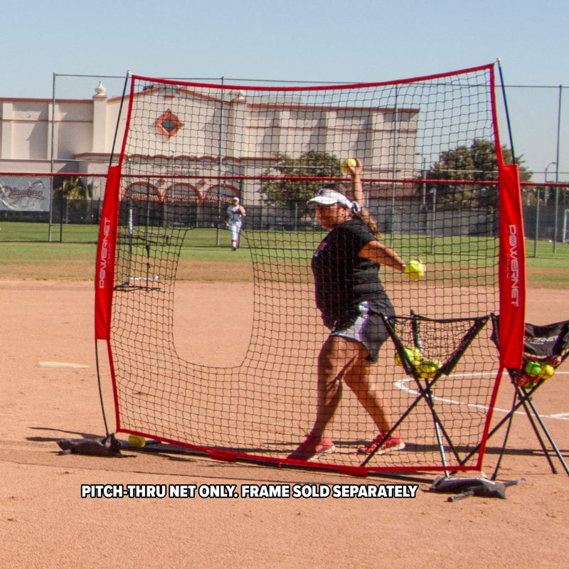 Pitching Protection Screen for Softball - Net Only