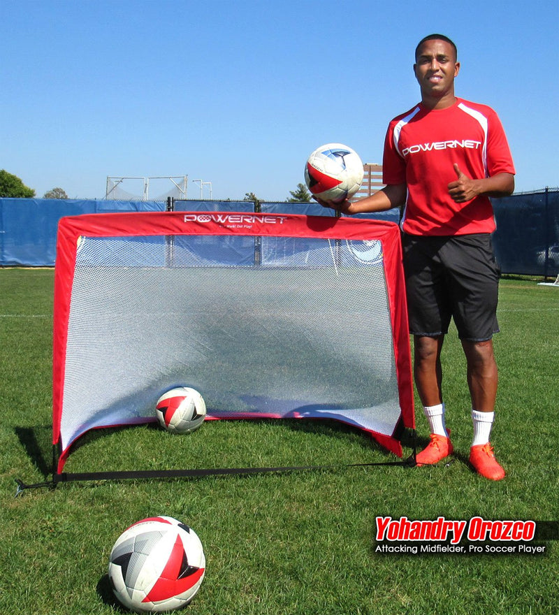 Soccer Popup Portable Goal | 4'x3' Rectangle