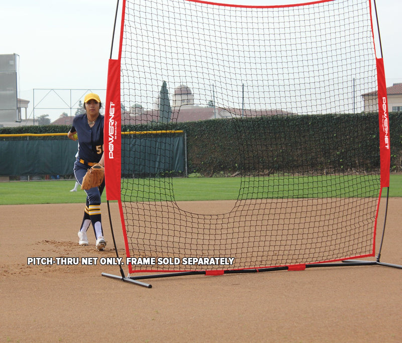 Pitching Protection Screen for Softball - Net Only