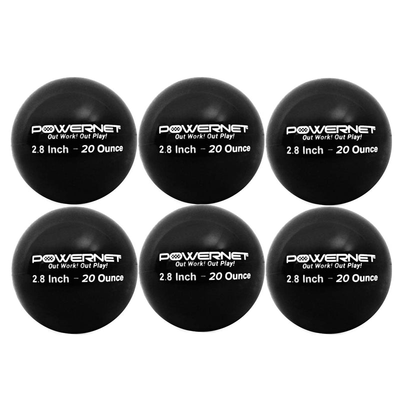 2.8" Weighted Training Balls (6 Pack) | 12 to 20 oz