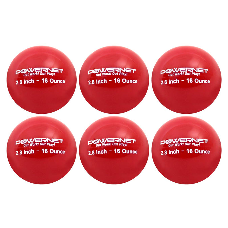 2.8" Weighted Training Balls (6 Pack) | 12 to 20 oz
