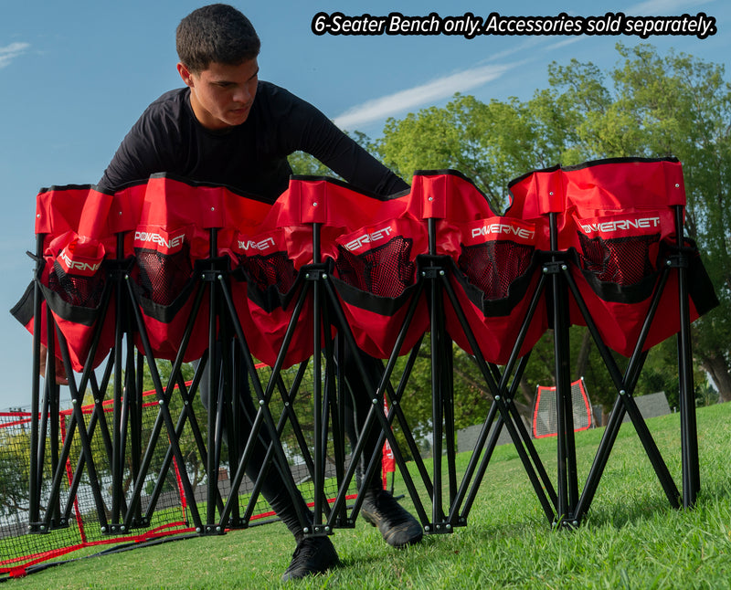 6-Seater Team Bench | Carry Bag Included