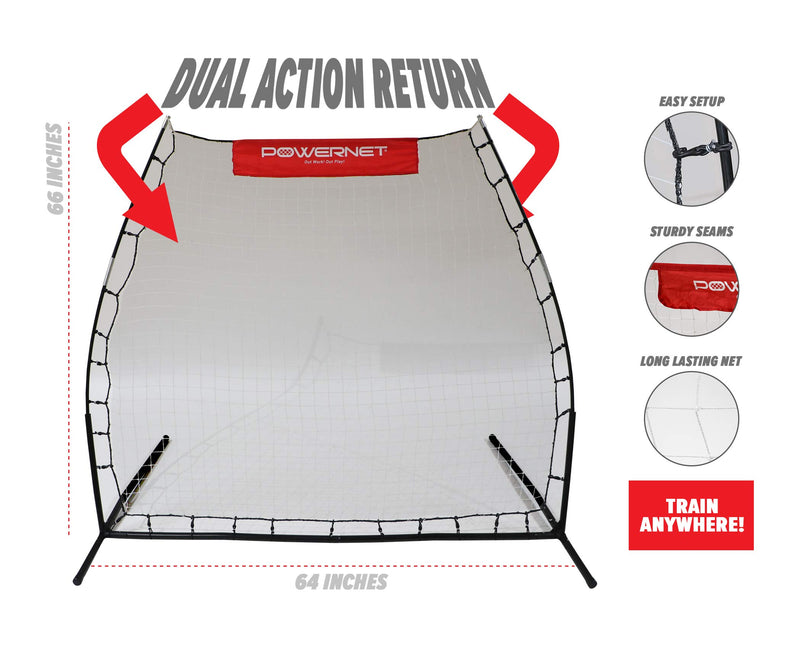 Rebounder Training Net for Soccer, Lacrosse, Baseball, Softball