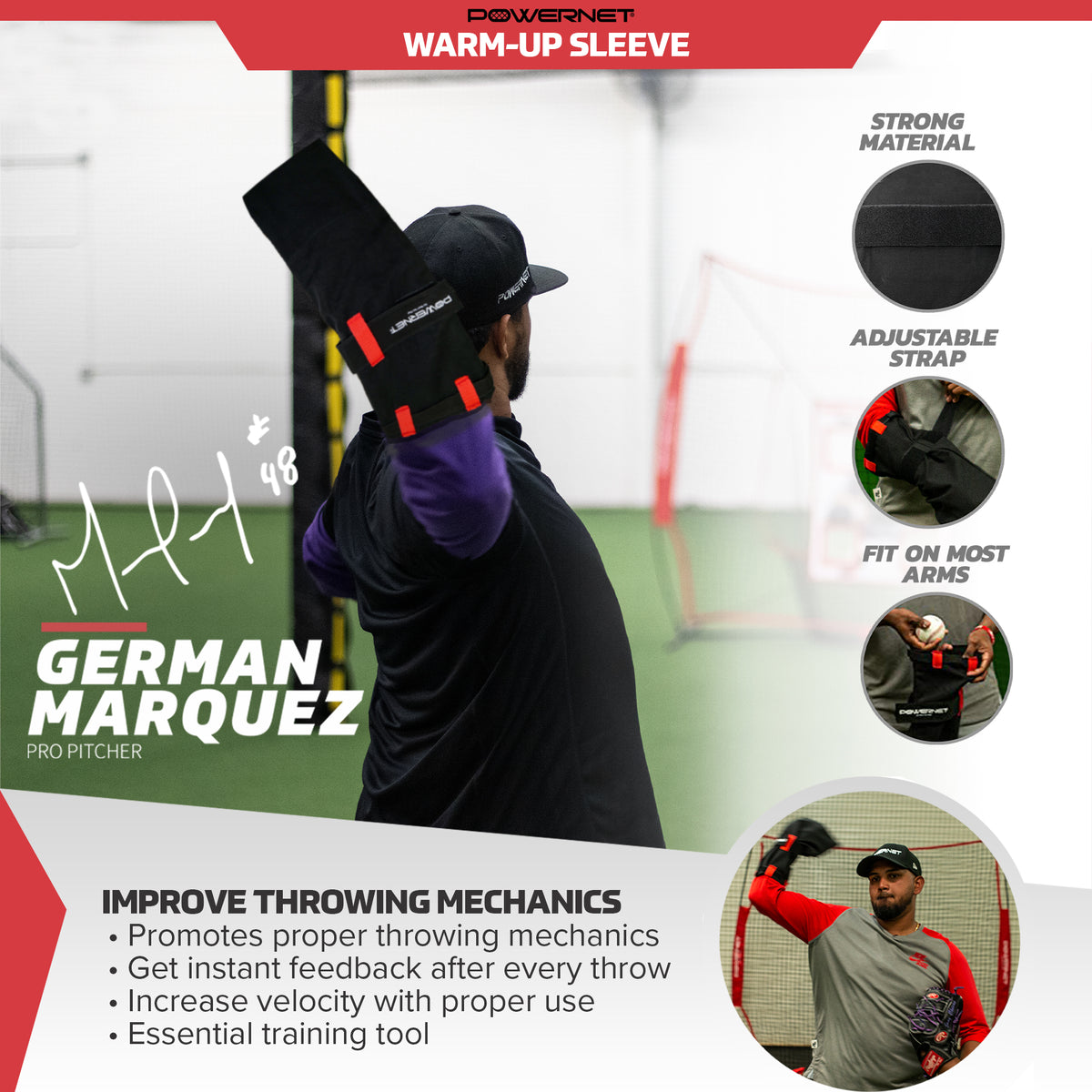 Throwing Practice Device Softball Training Equipment – TrainingNets by PowerNet