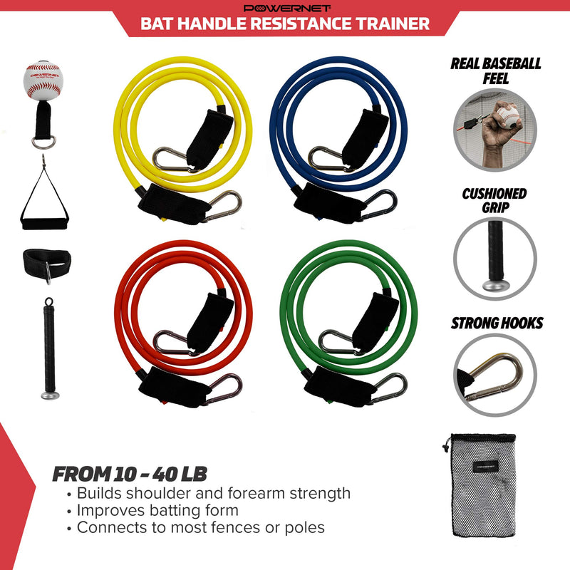 Bat Handle Resistance Trainer | Baseball Softball Training Aid