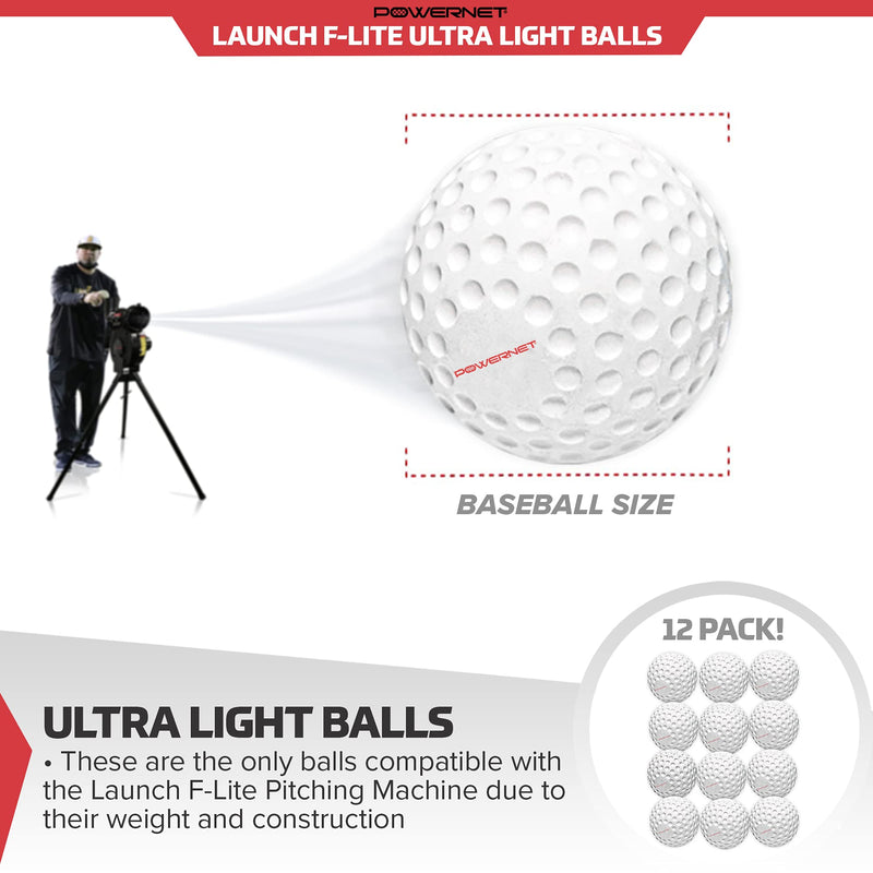 Launch F-lite Pitching Machine Balls | Baseball or Softball