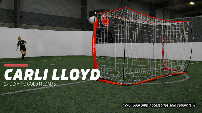Portable indoor soccer sales goals