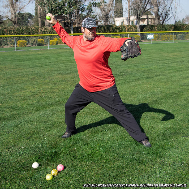 The Anywhere Ball Baseball & Softball Foam Training Ball (2 Pack Bundle) -  Softball Training