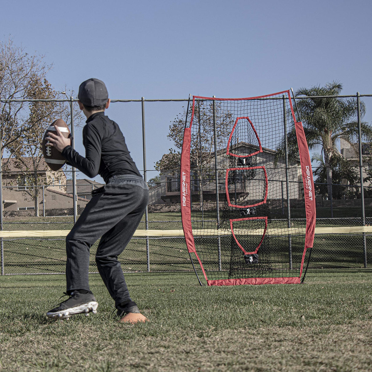 Football Receiver Passing Net 4x8 FT Sports PowerNet