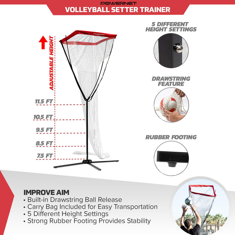 Volleyball Setter Trainer Net