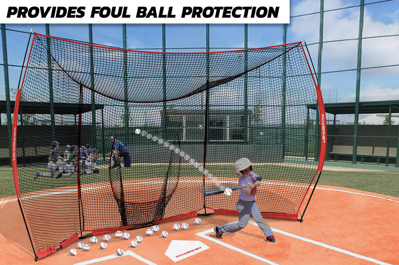 Portable Baseball Backstop | Large 16x9 Area