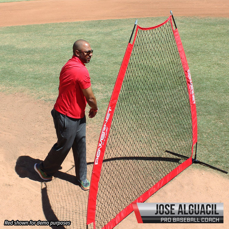 A-Frame Baseball Pitching Screen Net