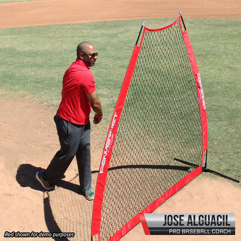 A-Frame Baseball Pitching Screen Net