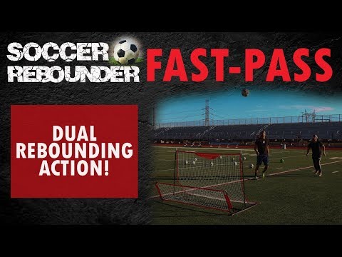 Fast Pass Rebounder Soccer Trainer 6x4 FT Sports PowerNet